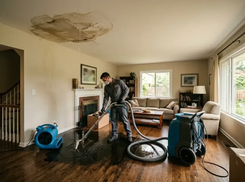 attic-pipe-burst-ceiling-drip-008 — frequently asked questions, Water Damage Restoration & Carpet Care in Bellwood, IL